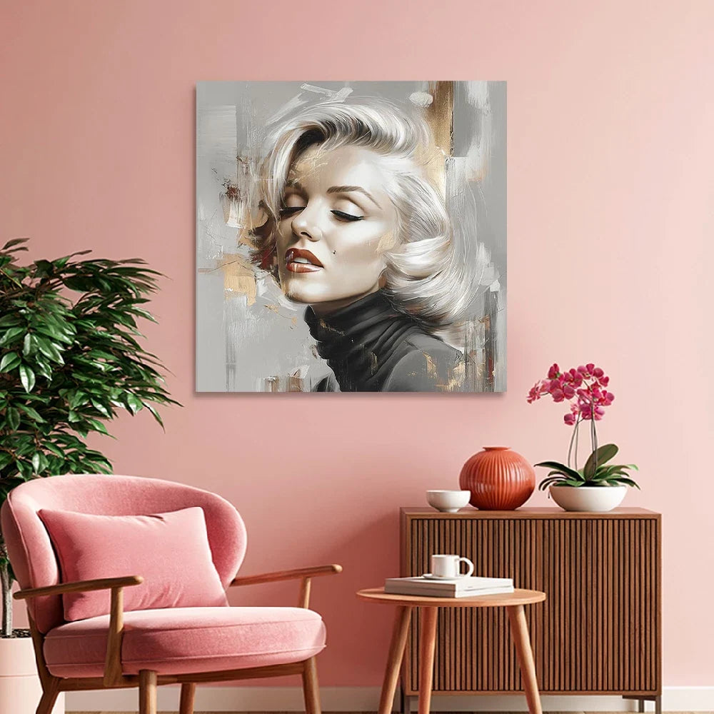 Marilyn En Vogue Leinwand Bild