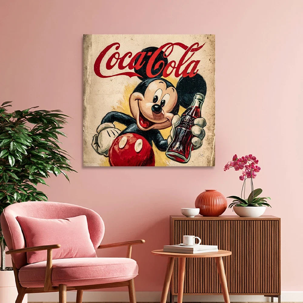 Micky Coke Leinwand Bild