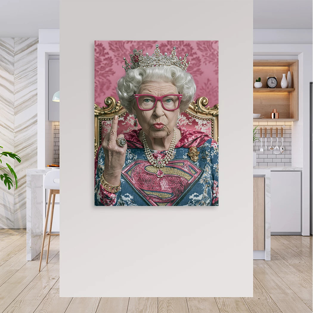 Queen Royale Leinwand Bild