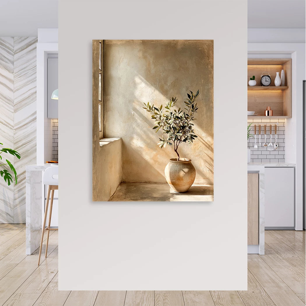 Der Olivenbaum Leinwand Bild