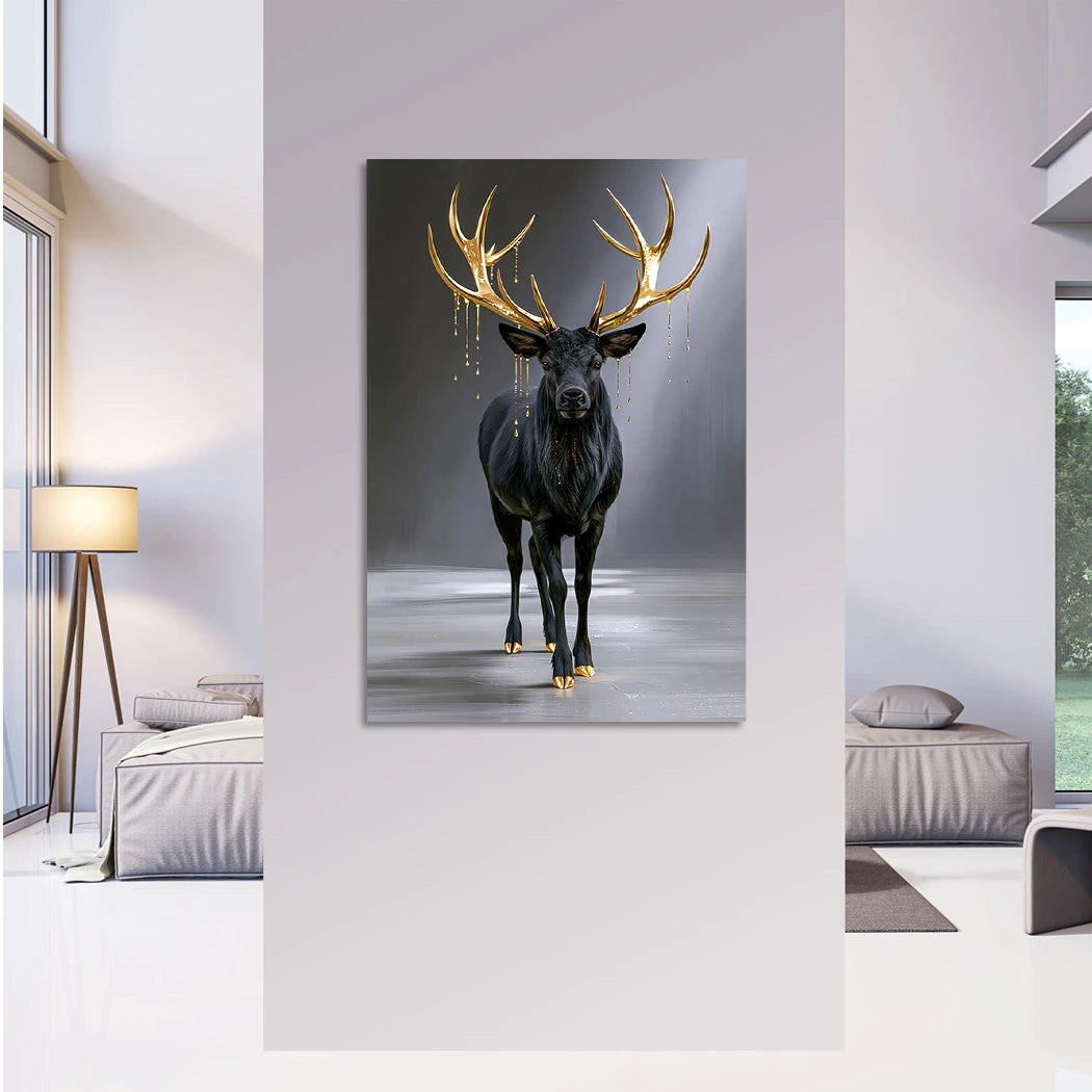 Hirsch Royal Leinwand Bild