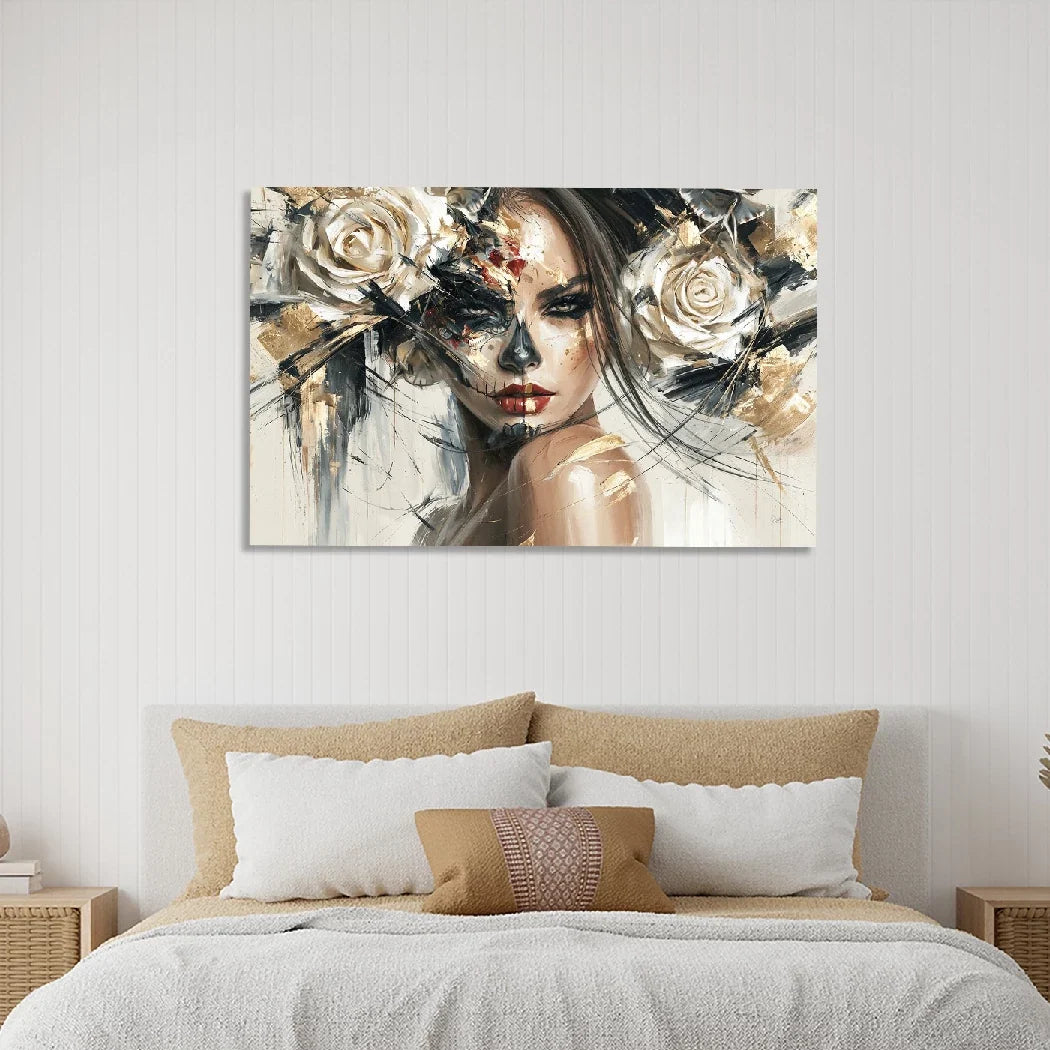 La Catrina Dark Romance Leinwand Bild