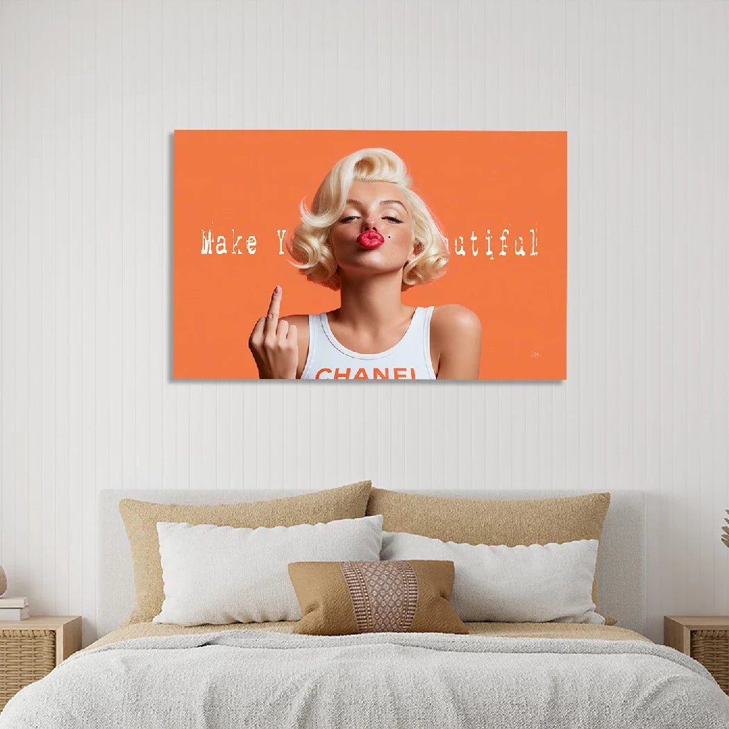 Marilyn Monroe Beautiful Acrylglasbild