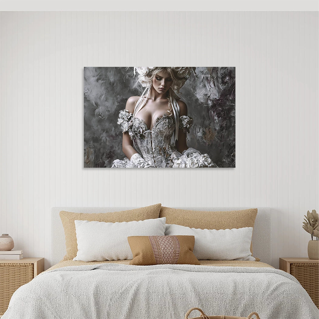 Rosen Couture AluDibond Wandbild