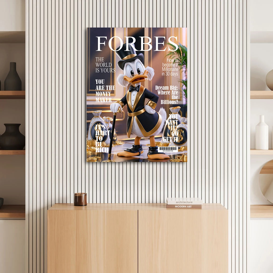 Forbes Dagobert Time Alu Dibond Wandbild