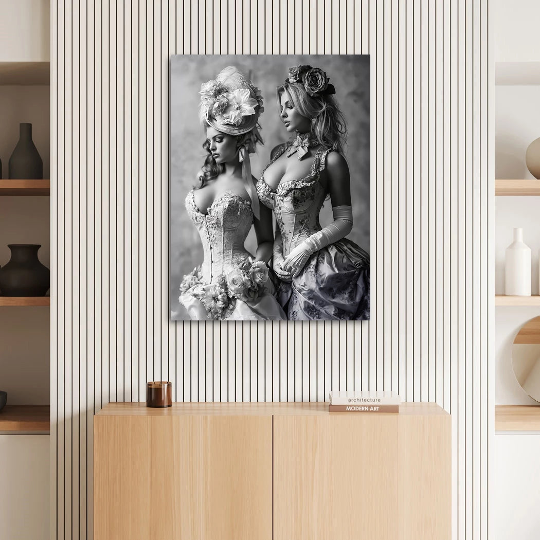 Barock Damen Acrylglasbild
