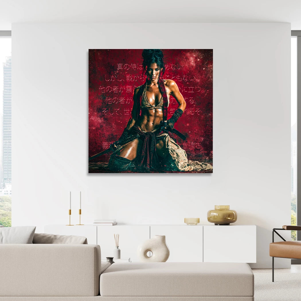 Rote Ronin Acrylglasbild