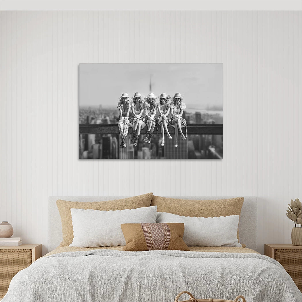 Skyline Girls Acrylglasbild