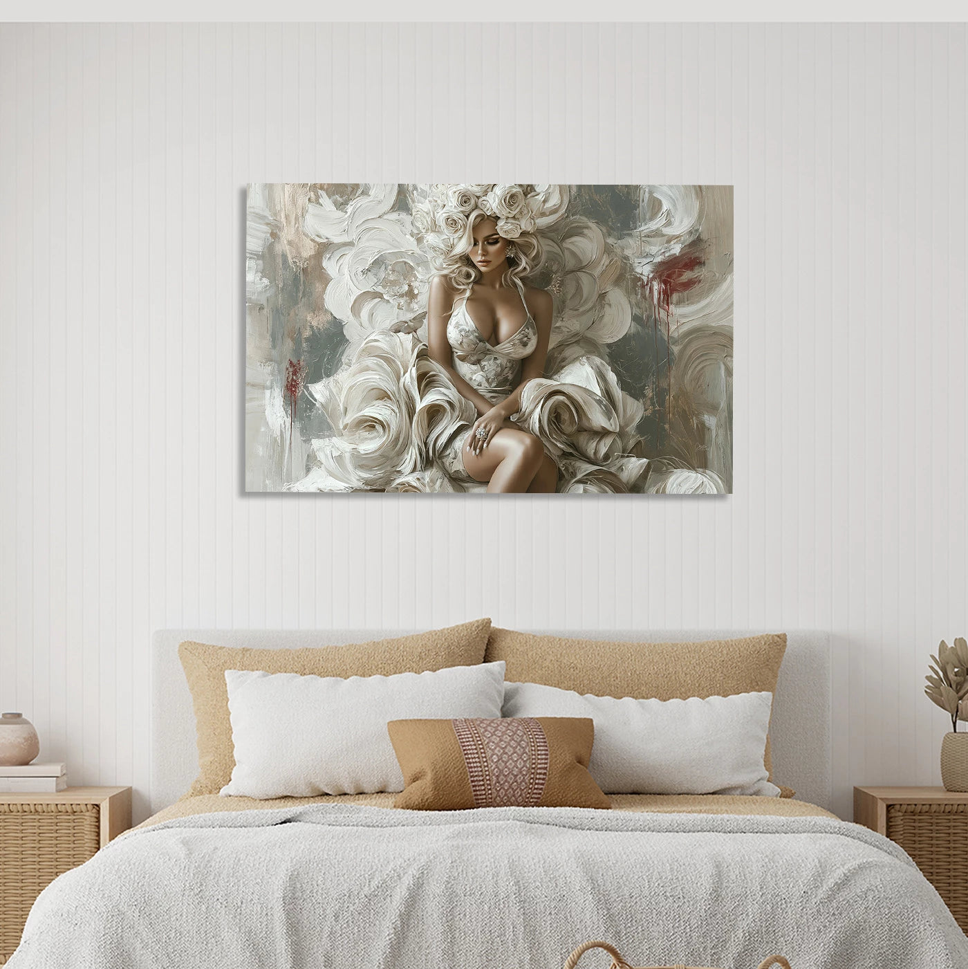 Rosentraum Leinwand Bild