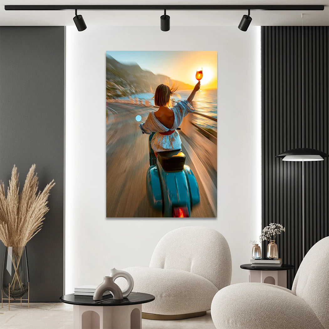Vespa Dolce Vita Acrylglasbild