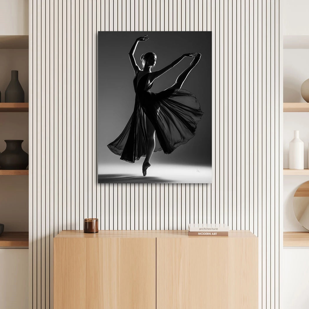 Ballerina Schattenpoesie Acrylglasbild