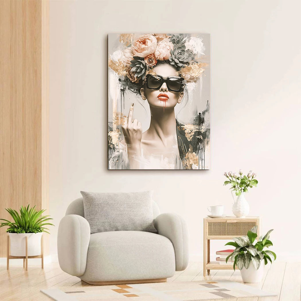 Frida Kahlo Statement Acrylglasbild
