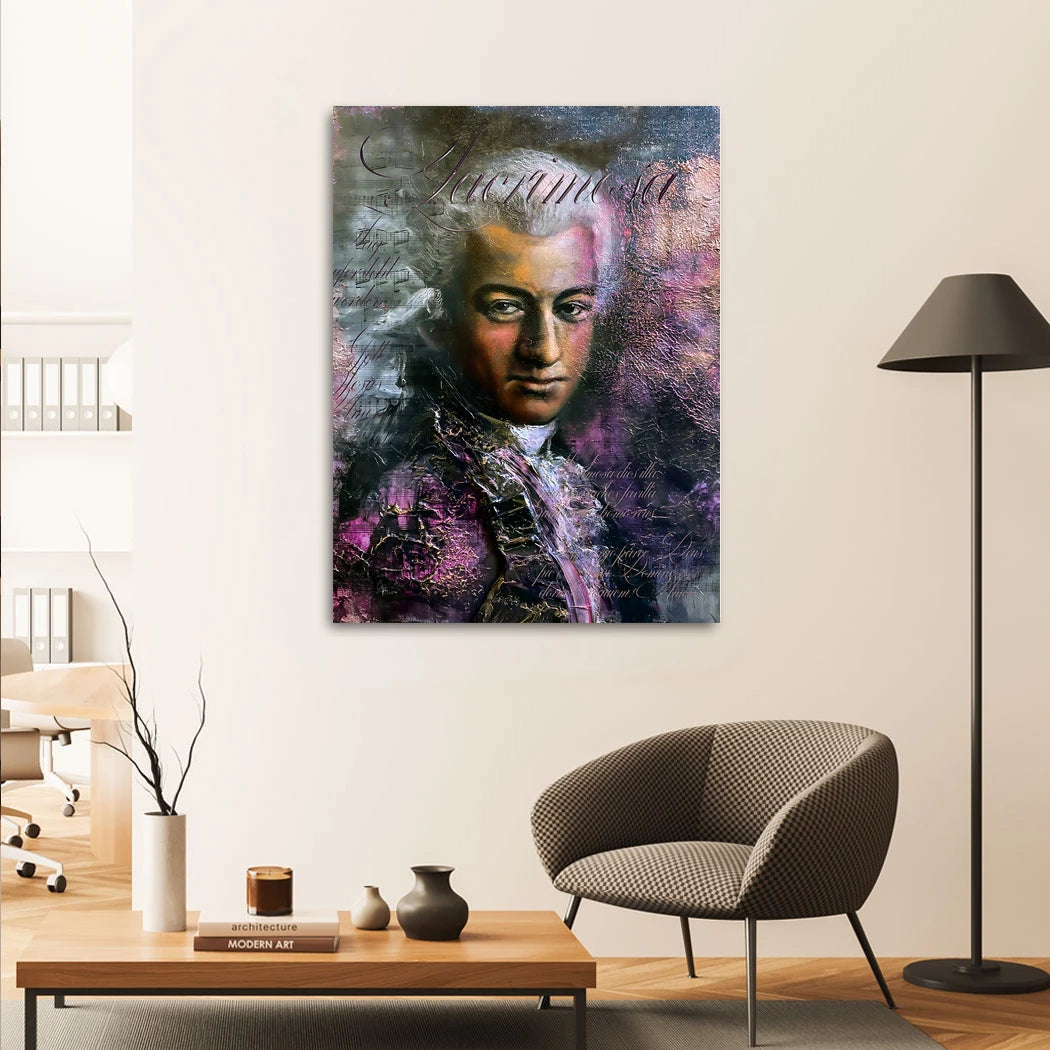 Mozart Opus Leinwand Bild