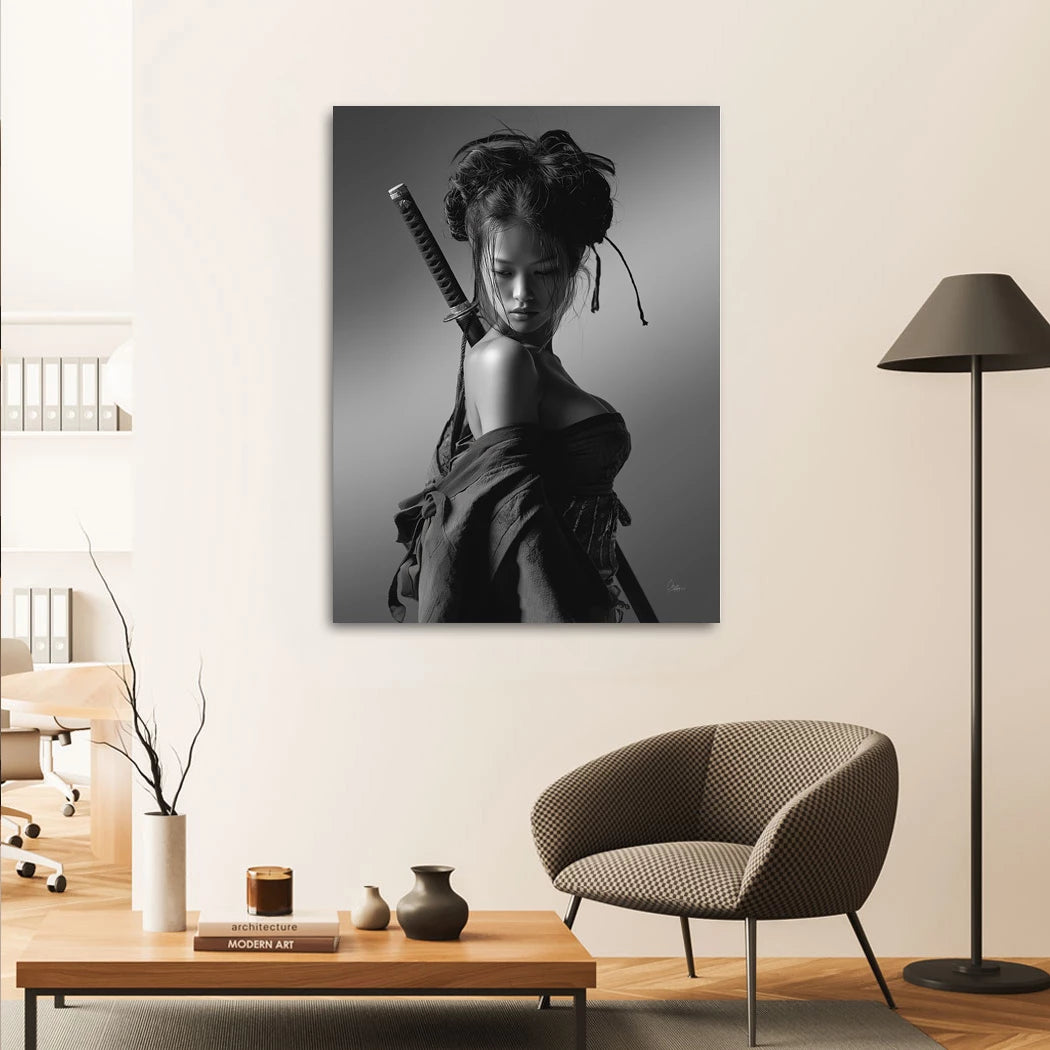 Samurai Diva Acrylglasbild