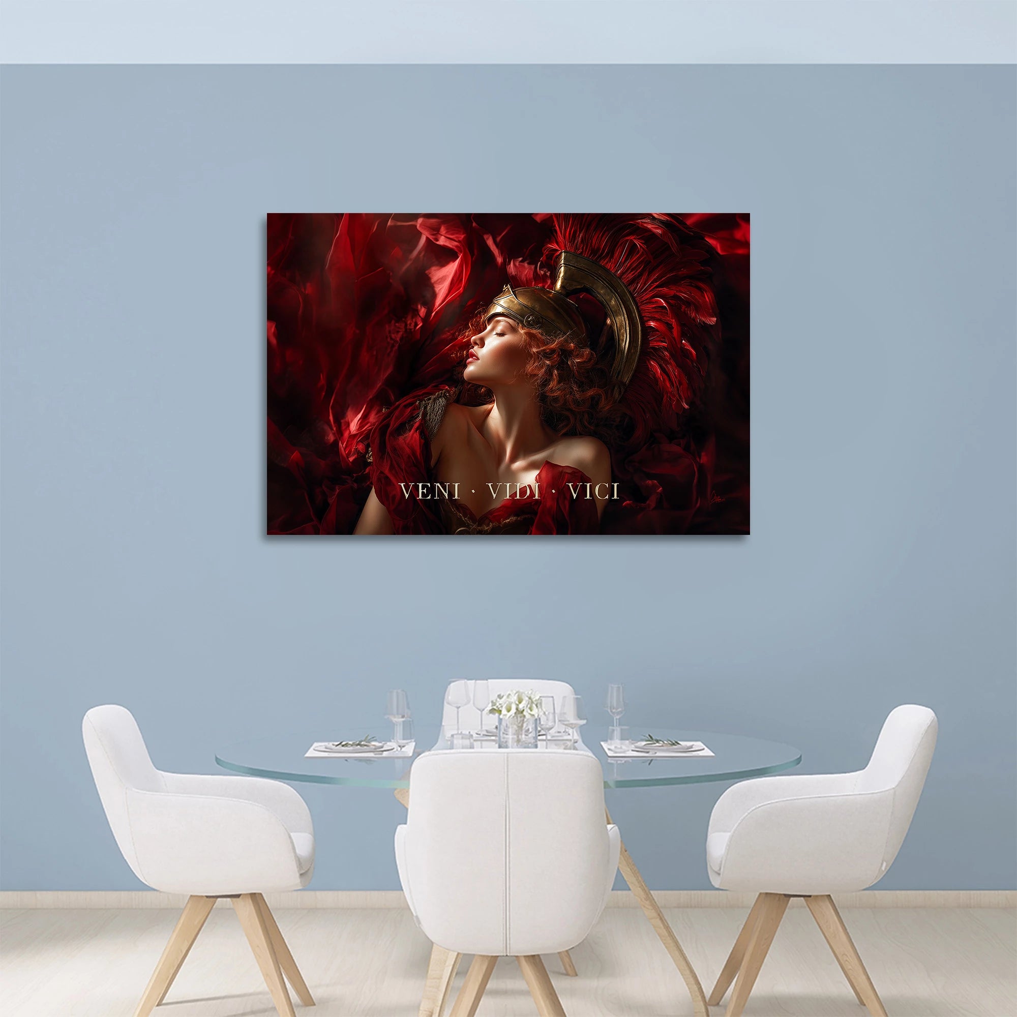 Veni Vidi Vici AluDibond Wandbild