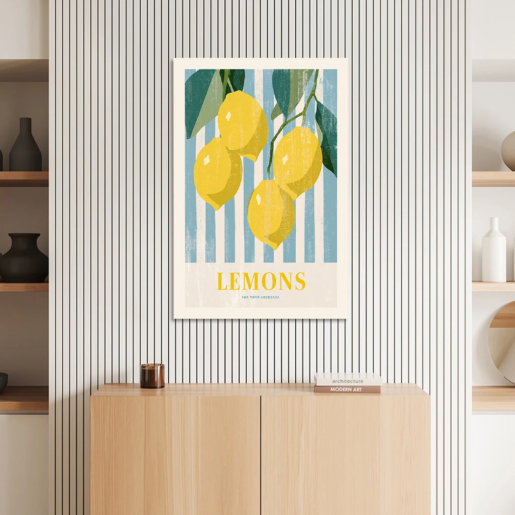 Lemons Cocktail Acrylglasbild