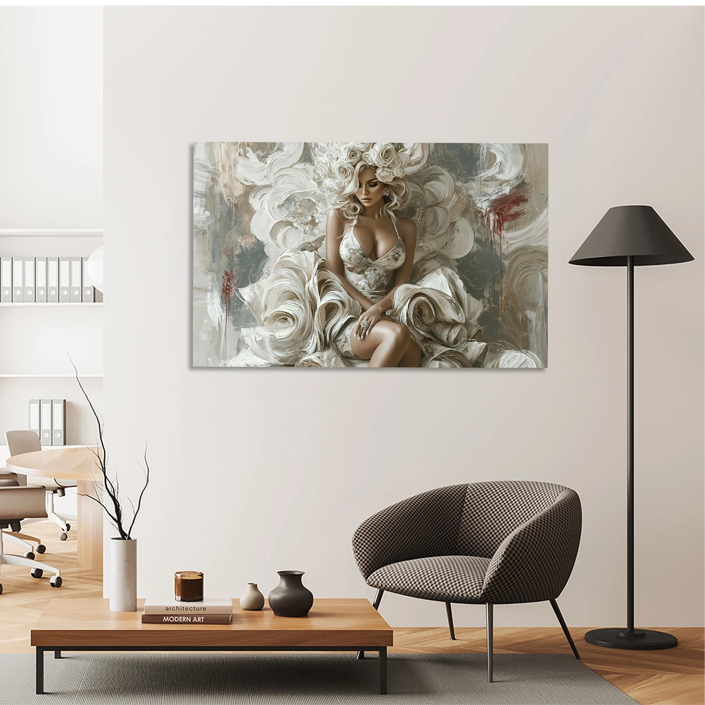 Rosentraum Leinwand Bild