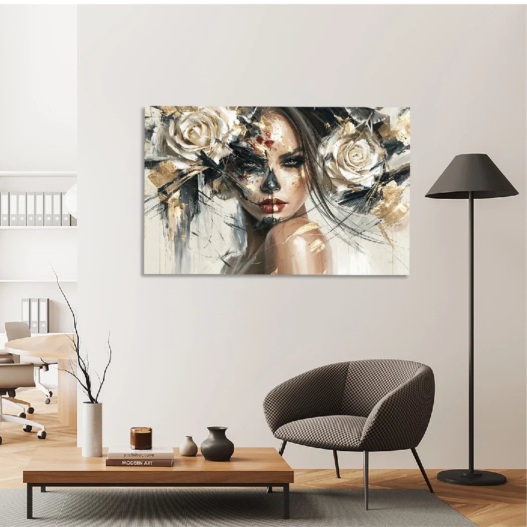La Catrina Dark Romance Leinwand Bild
