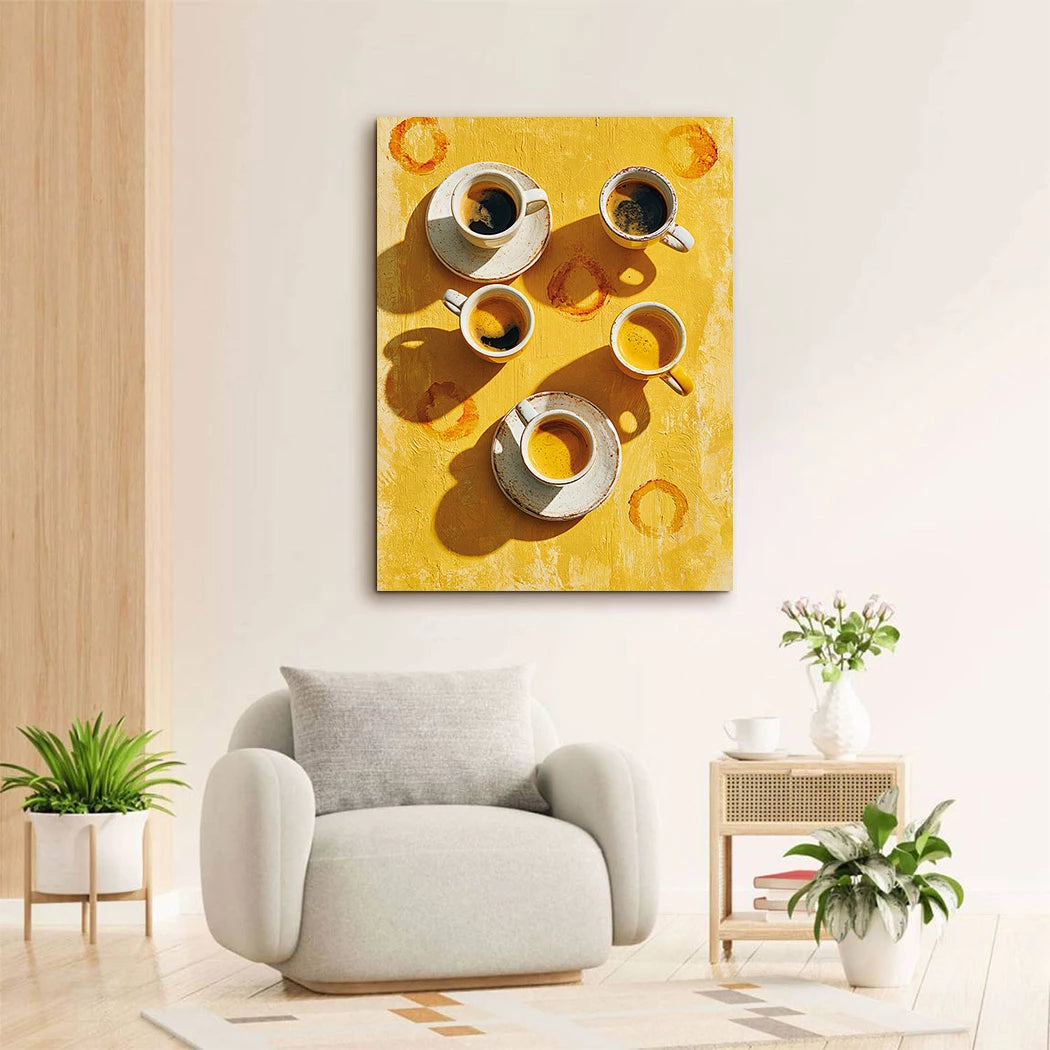 Espresso Atelier Leinwand Bild