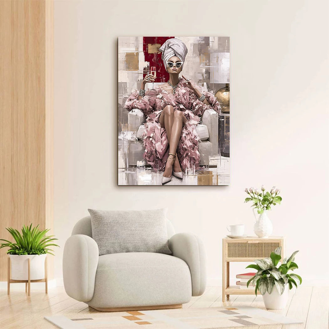 Champagner Moment Acrylglasbild