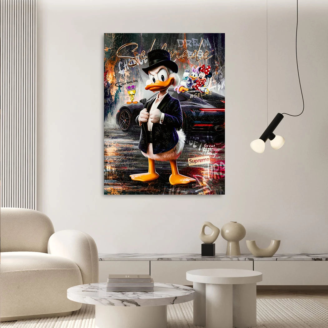 Dagobert Selfmade Porsche Acrylglasbild