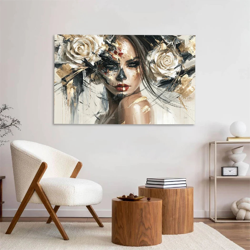 La Catrina Dark Romance Leinwand Bild