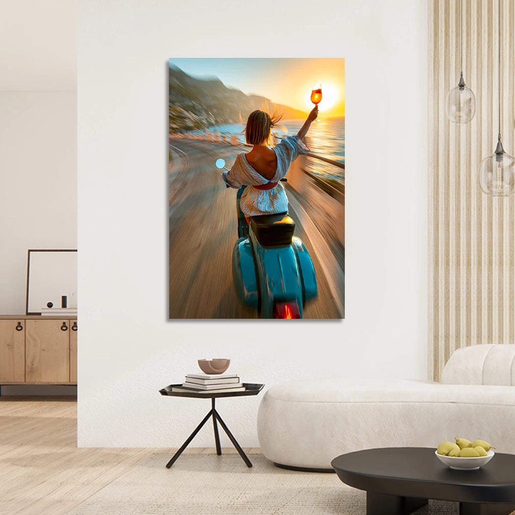 Vespa Dolce Vita Acrylglasbild