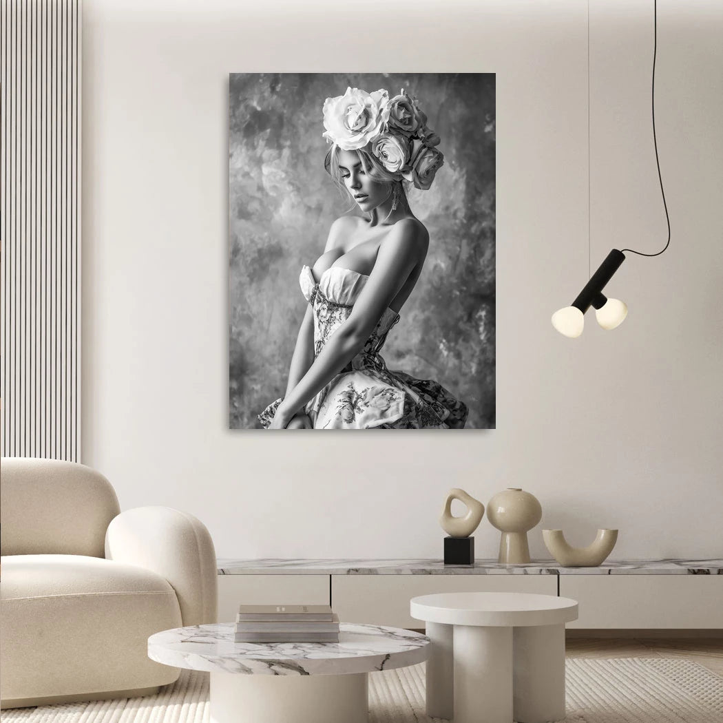 Rosen Schönheit Alu Dibond Wandbild