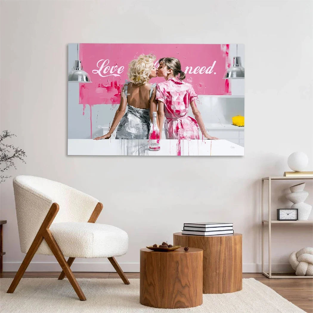 Audrey Hepburn und Marilyn Monroe Acrylglasbild