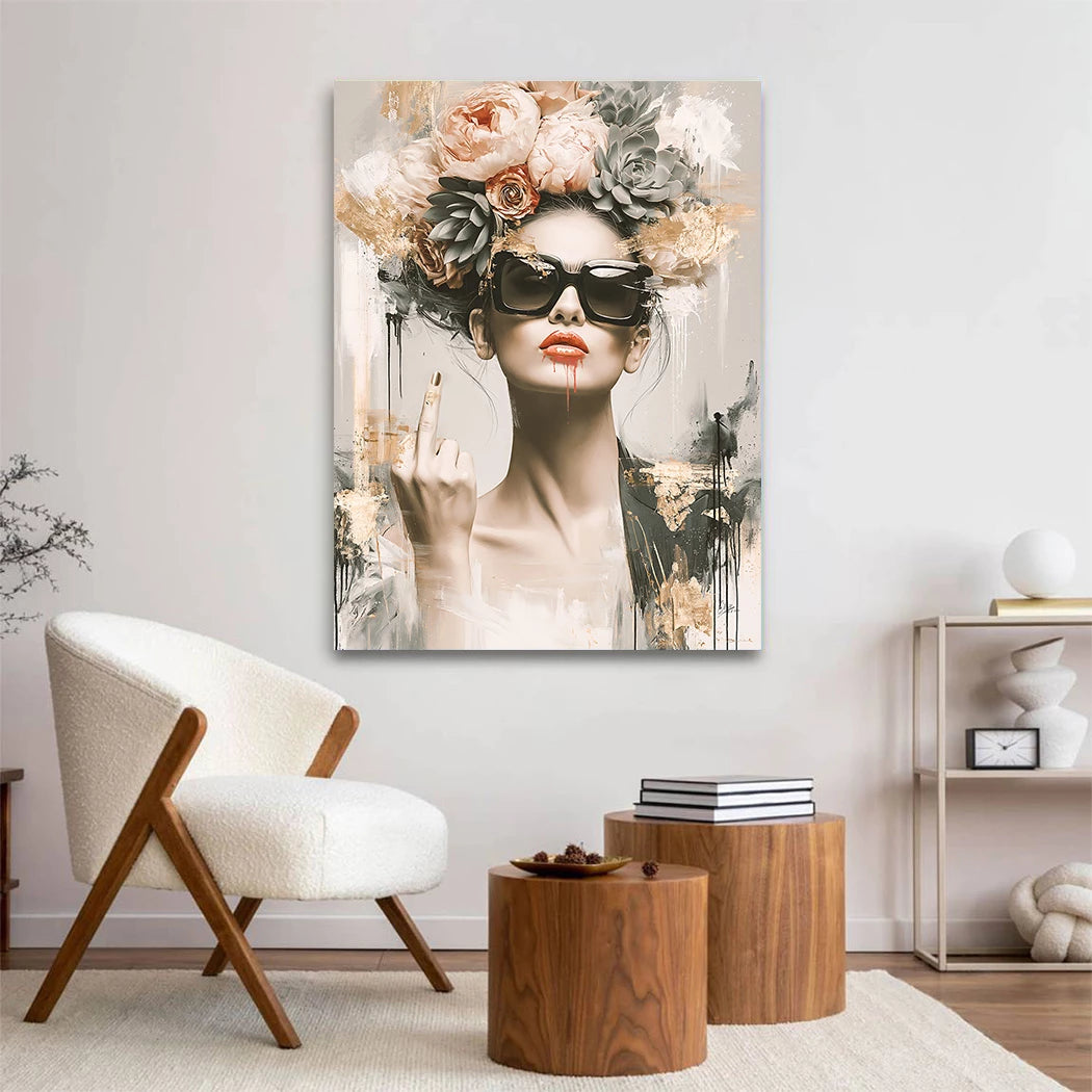 Frida Kahlo Statement Acrylglasbild