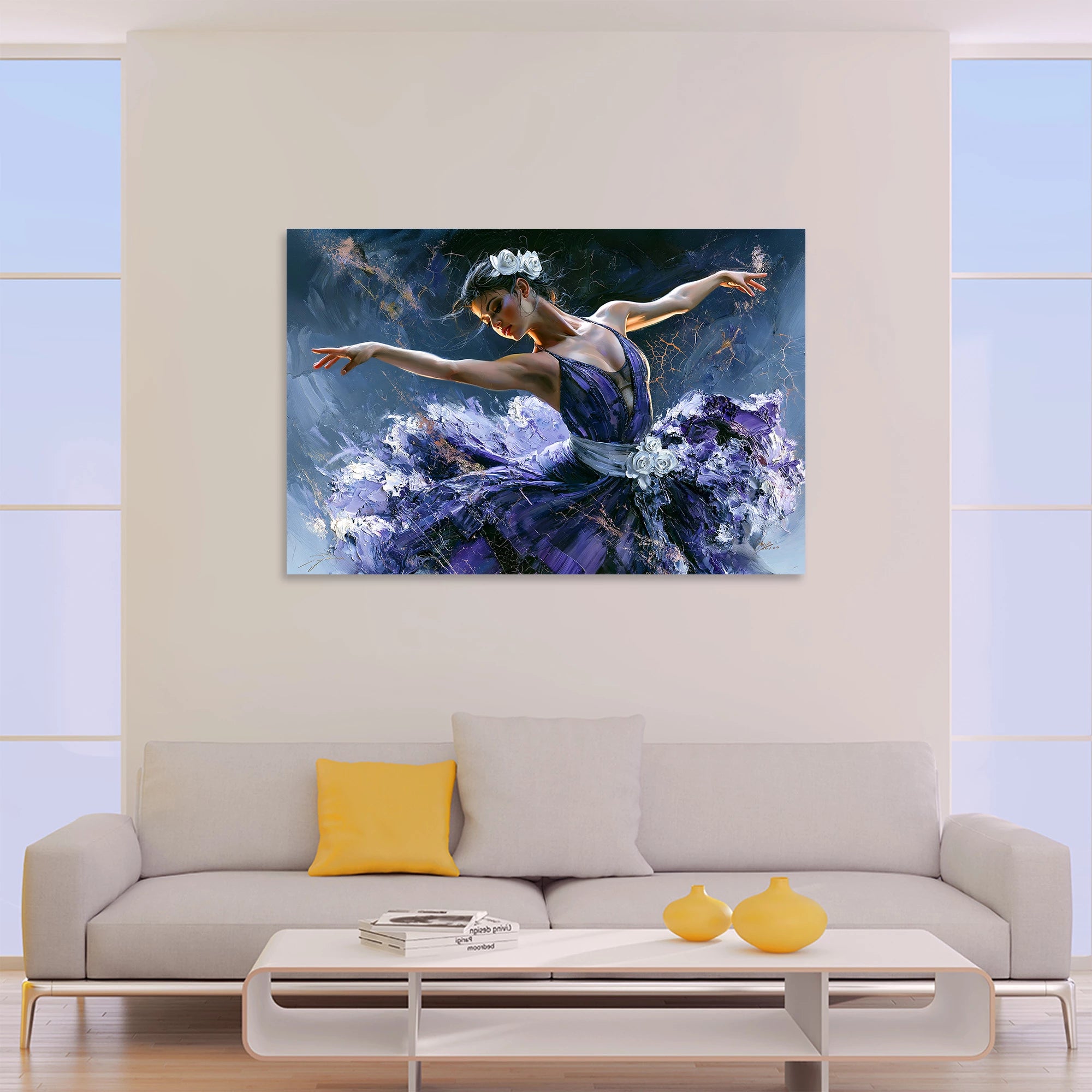 Ballerina Royal AluDibond Wandbild