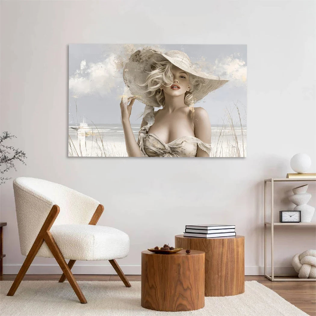 Marilyn Monroe Riviera Acrylglasbild