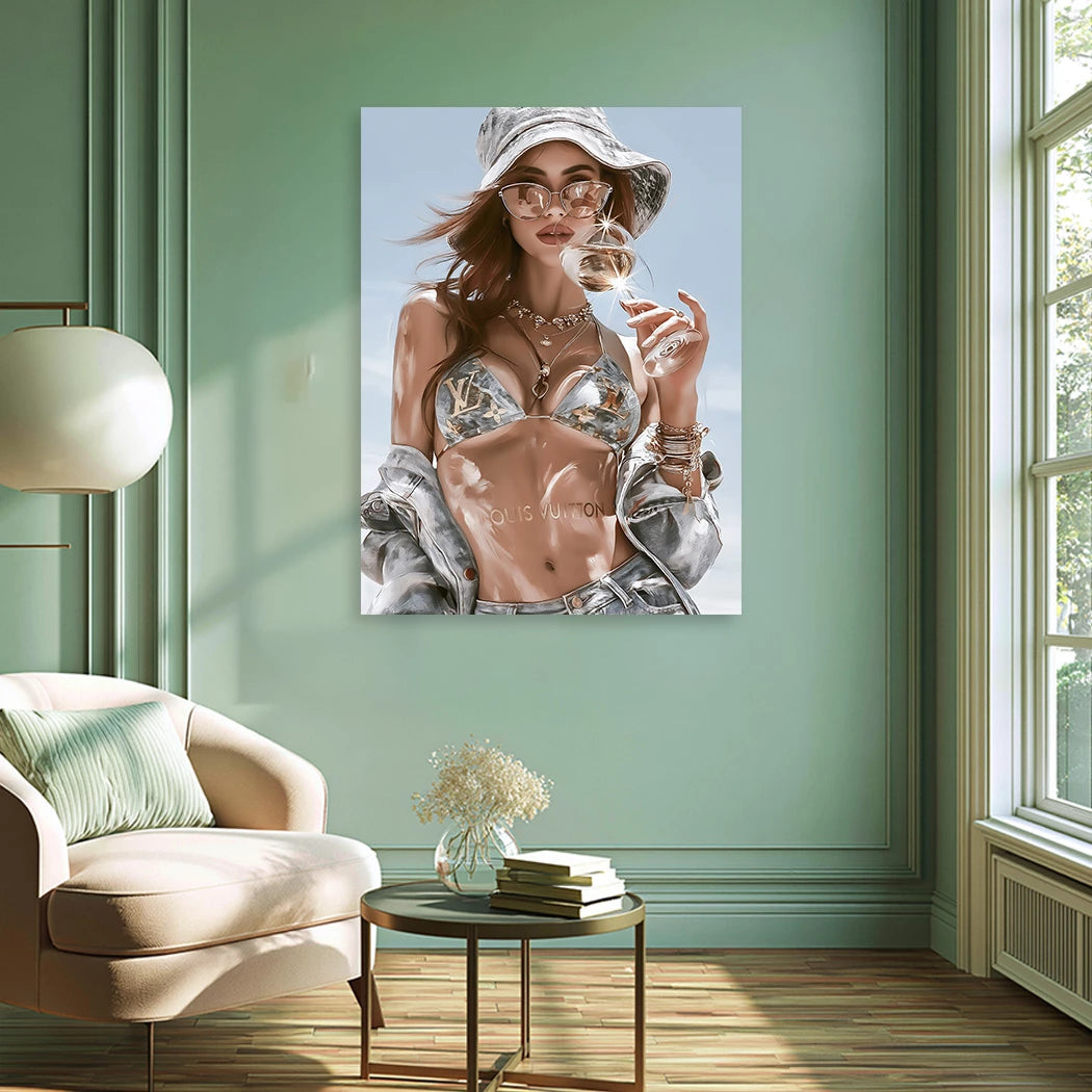 Louis Summer Alu Dibond Wandbild
