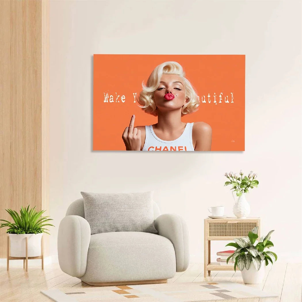 Marilyn Monroe Beautiful AluDibond Wandbild