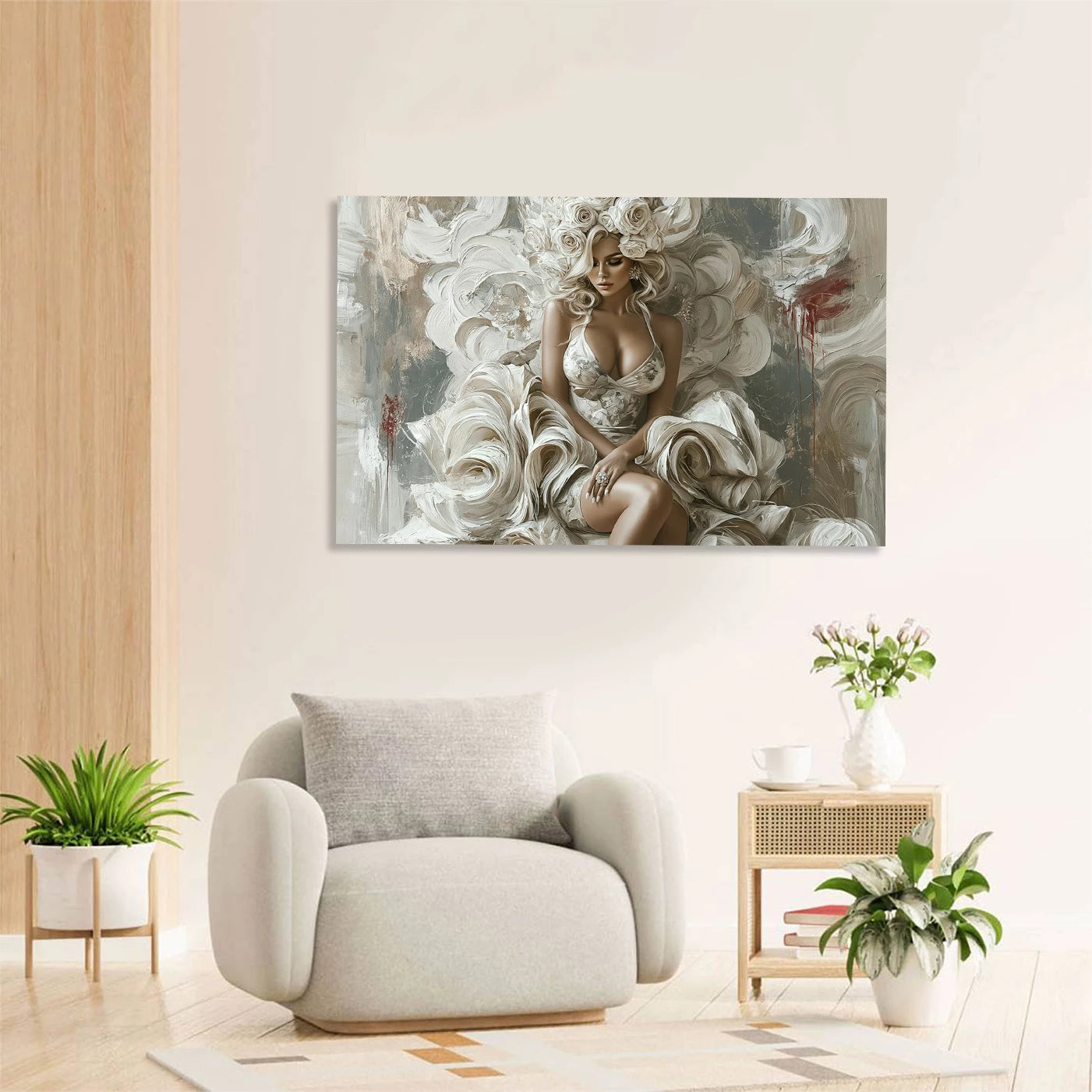 Rosentraum AluDibond Wandbild