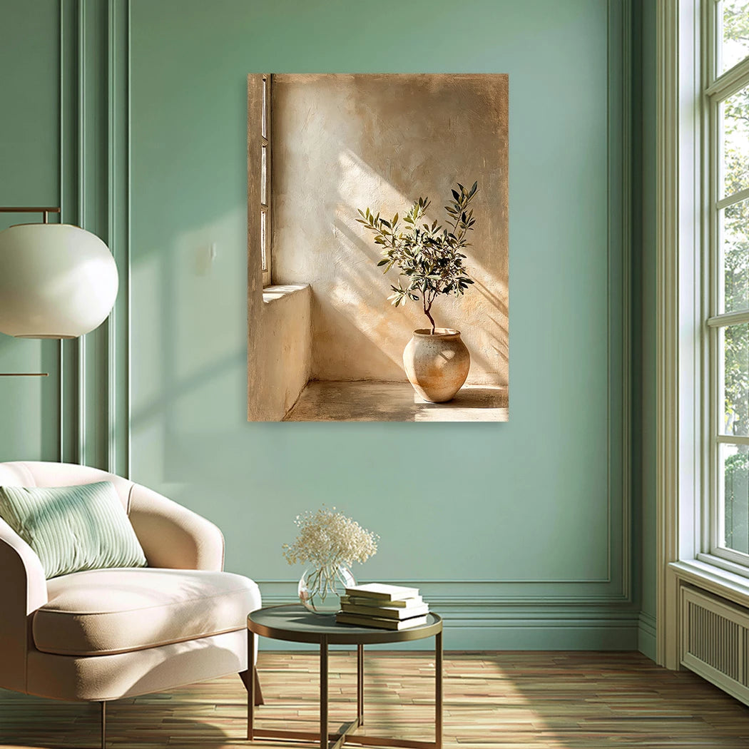 Der Olivenbaum Alu Dibond Wandbild