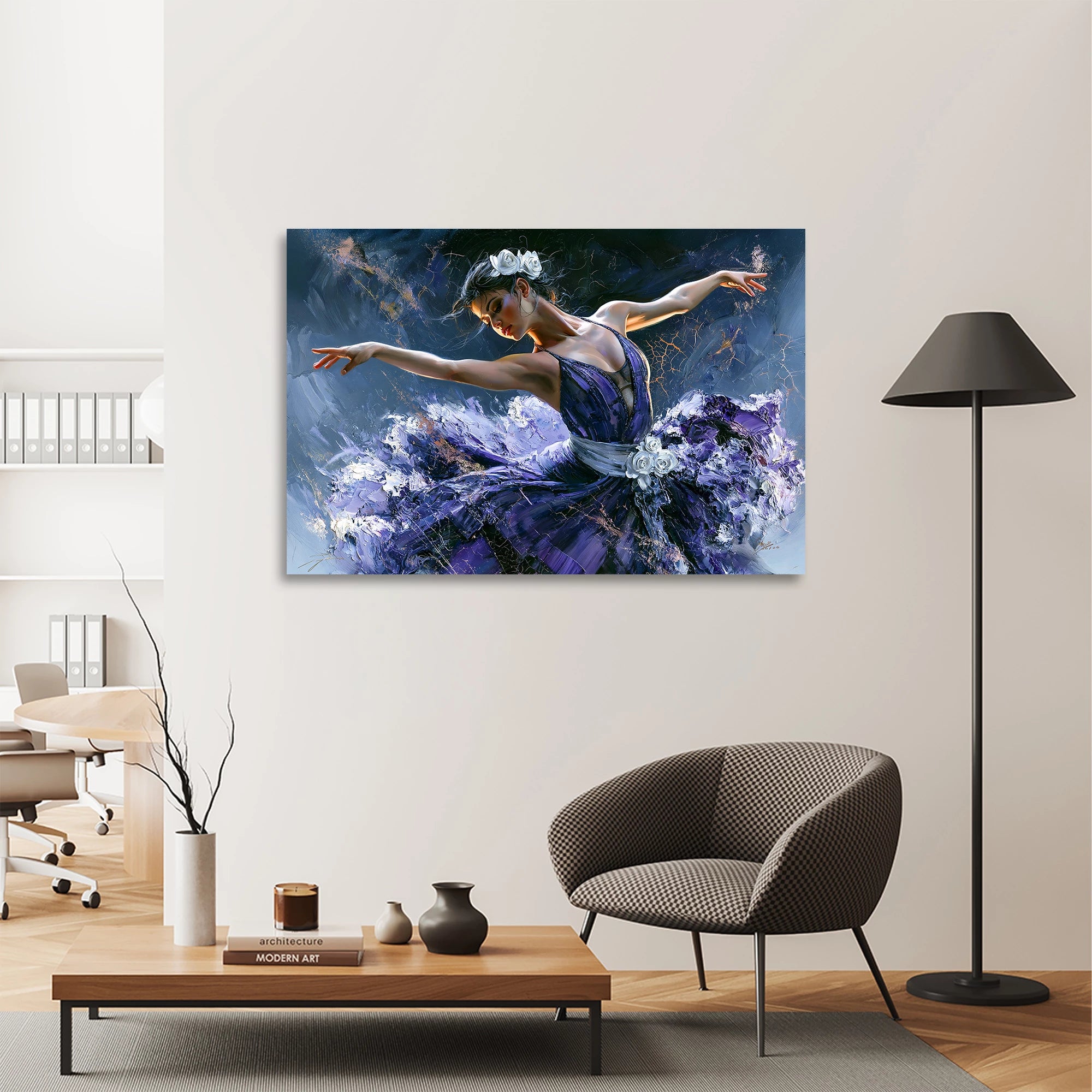 Ballerina Royal AluDibond Wandbild