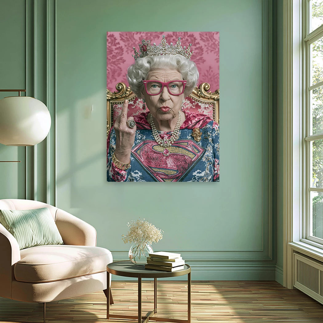 Queen Royale Alu Dibond Wandbild
