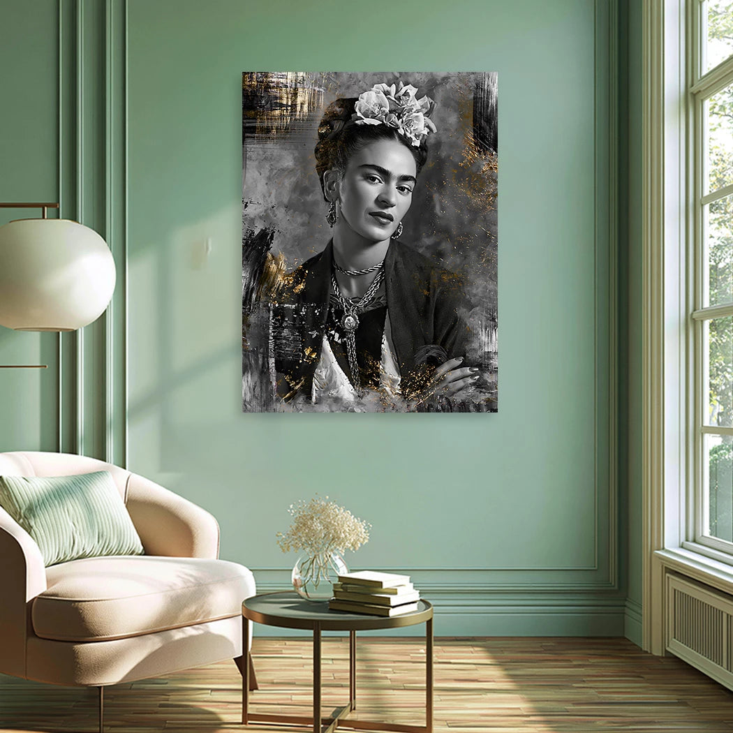 Frida Kahlo Velvet Alu Dibond Wandbild