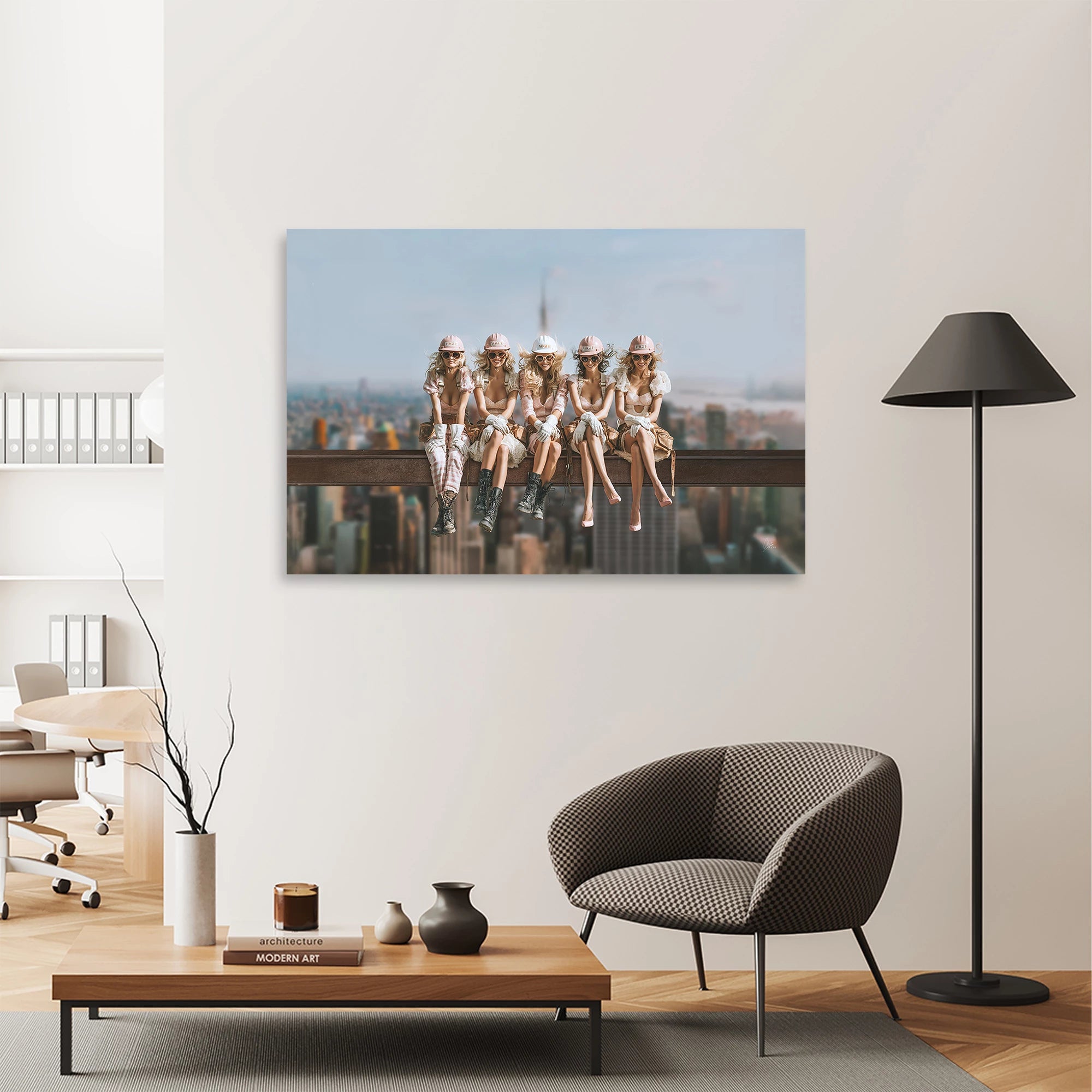 Skyline Queens Leinwand Bild