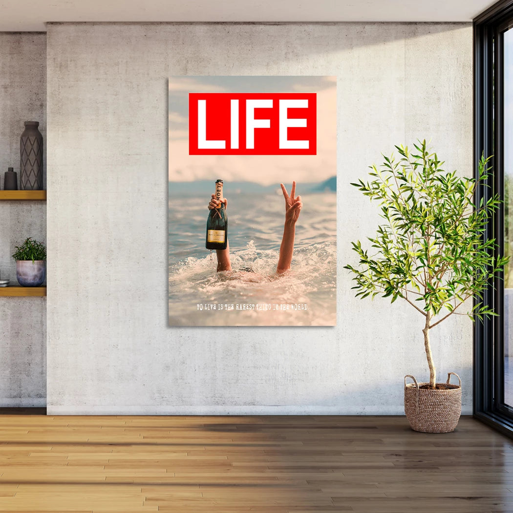Life Moment Alu Dibond Wandbild