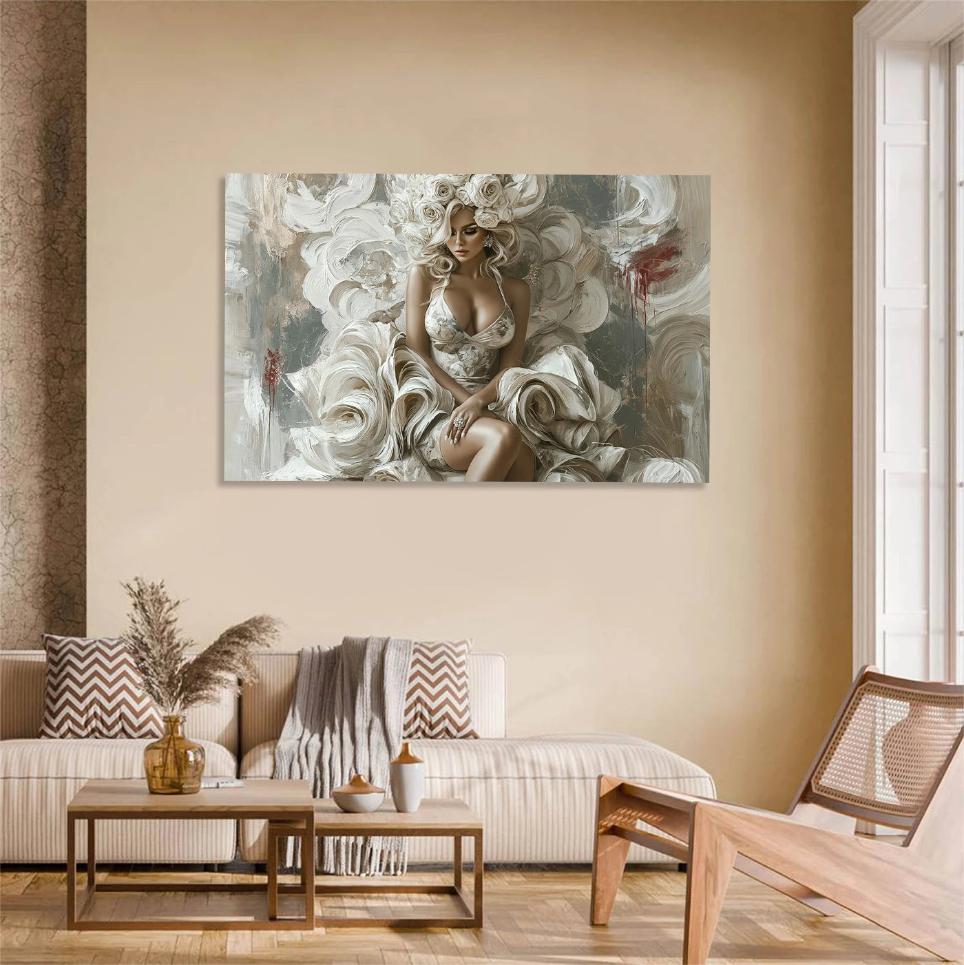 Rosentraum AluDibond Wandbild