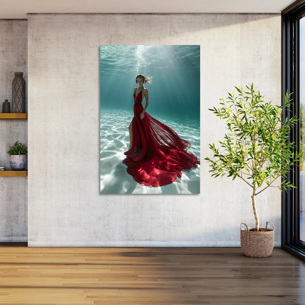 Unterwasser Sinfonie Alu Dibond Wandbild