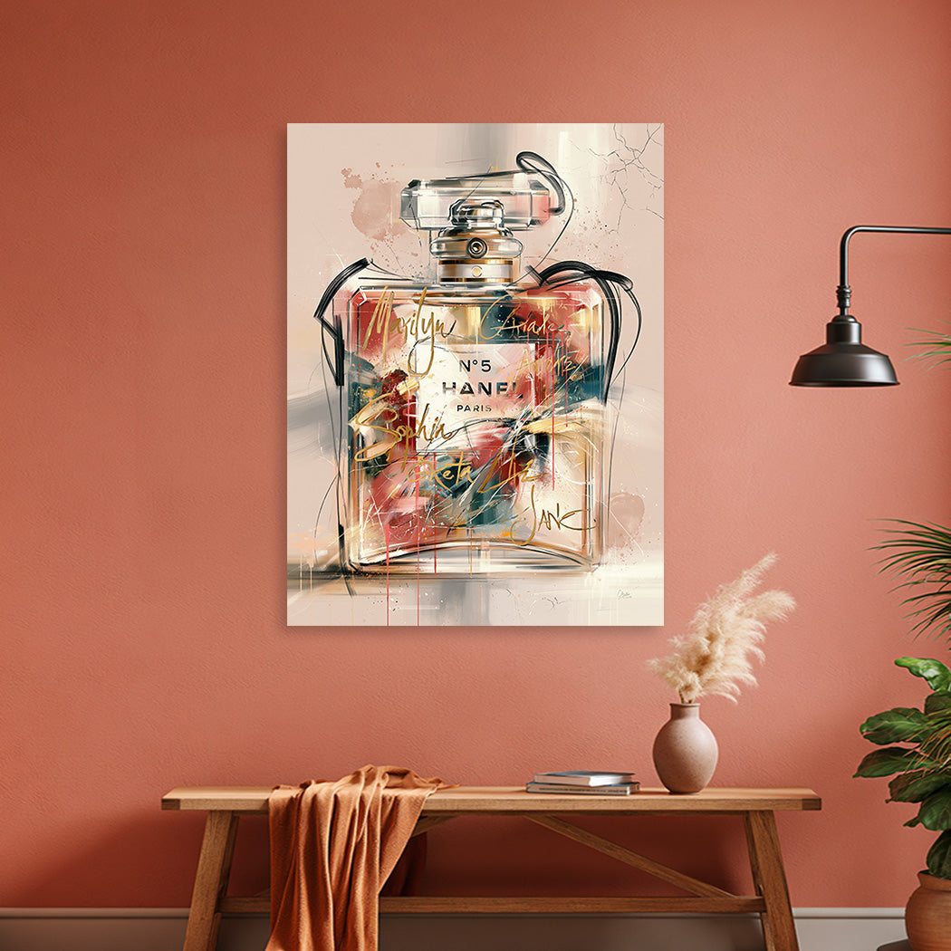 Parfum No. 5 Alu Dibond Wandbild
