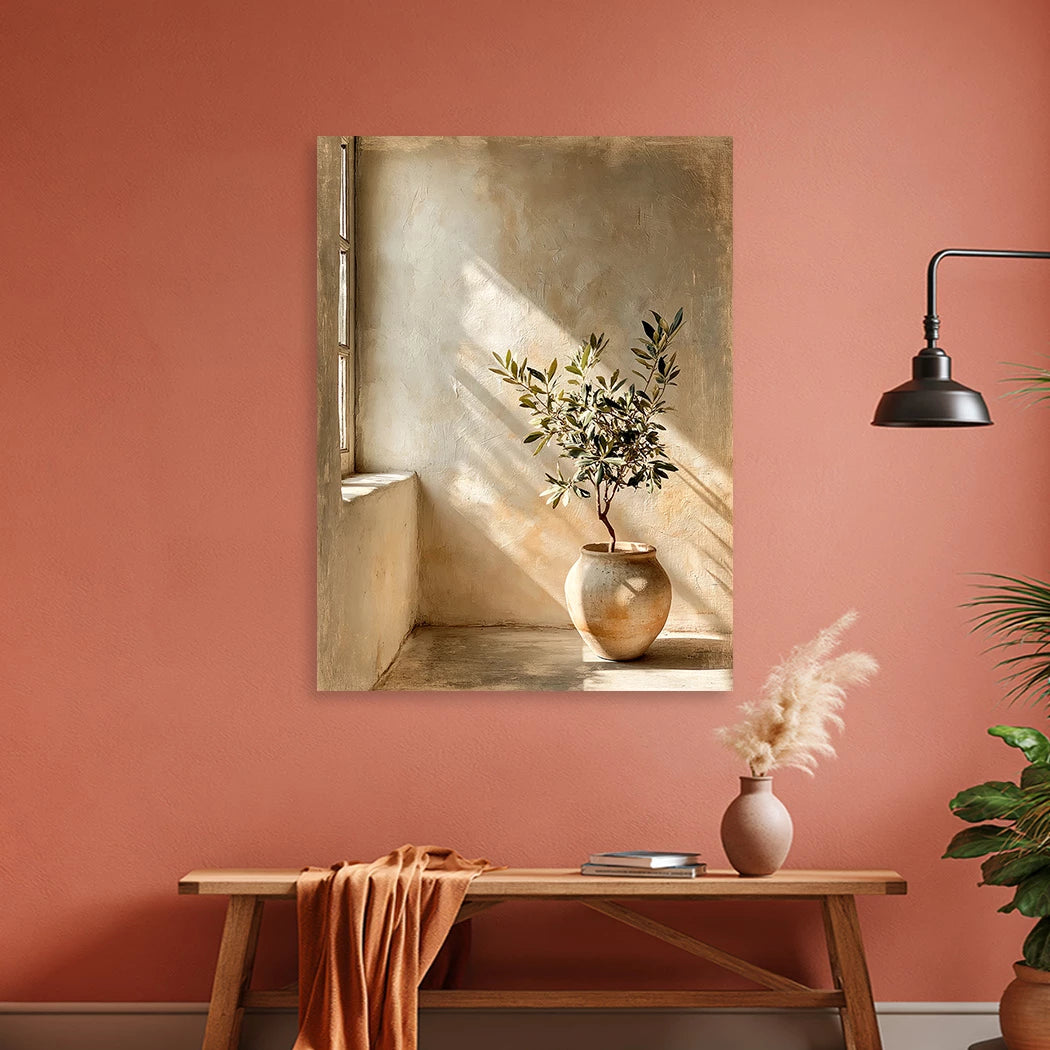 Der Olivenbaum Alu Dibond Wandbild