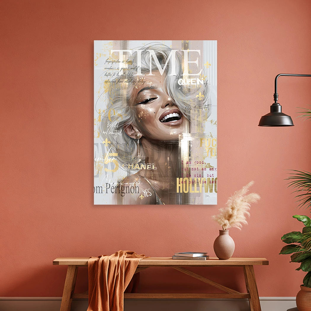 Marilyn Monroe La Belle Alu Dibond Wandbild