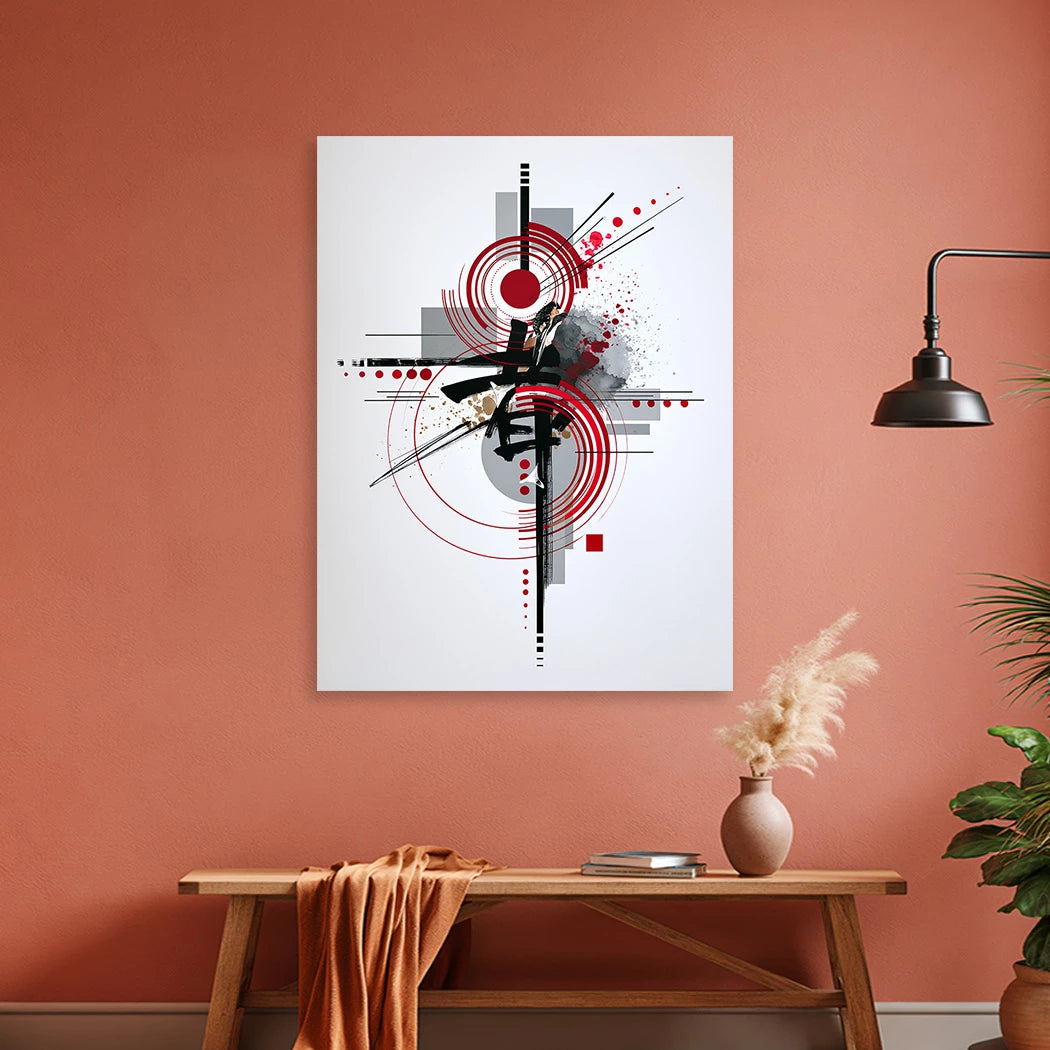 Zen Geometrie Alu Dibond Wandbild