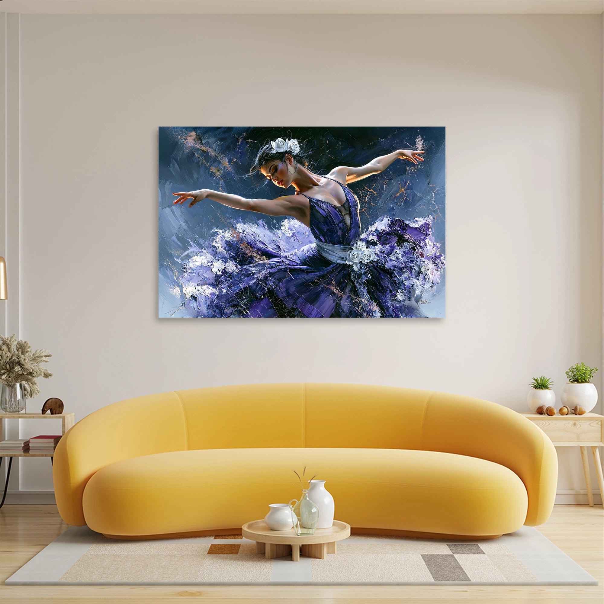 Ballerina Royal Leinwand Bild
