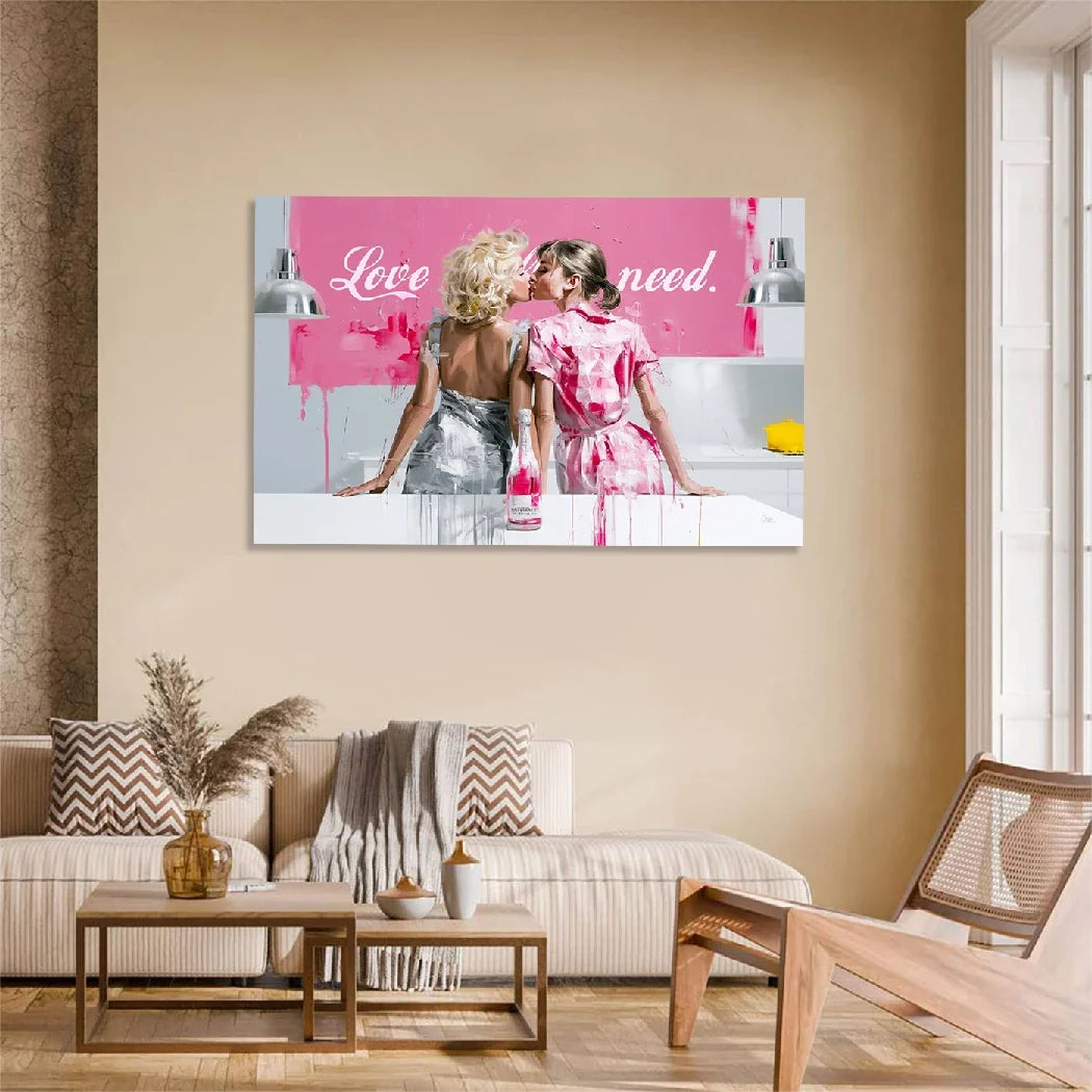 Audrey Hepburn und Marilyn Monroe AluDibond Wandbild