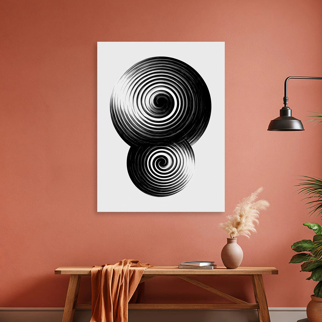 Spiral Harmonie Alu Dibond Wandbild